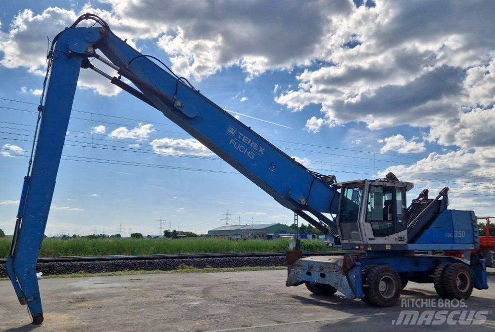 Terex Fuchs MHL 350 Gravemaskiner for avfallshåndtering
