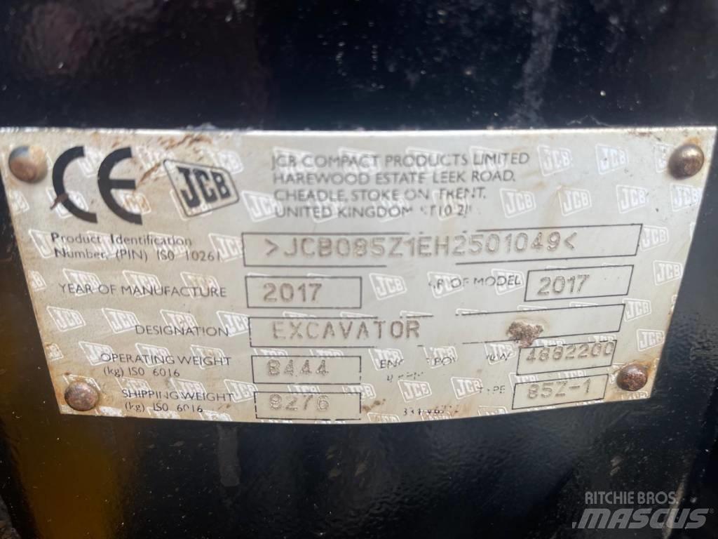 JCB 85 Z Midigravere 7 - 12t