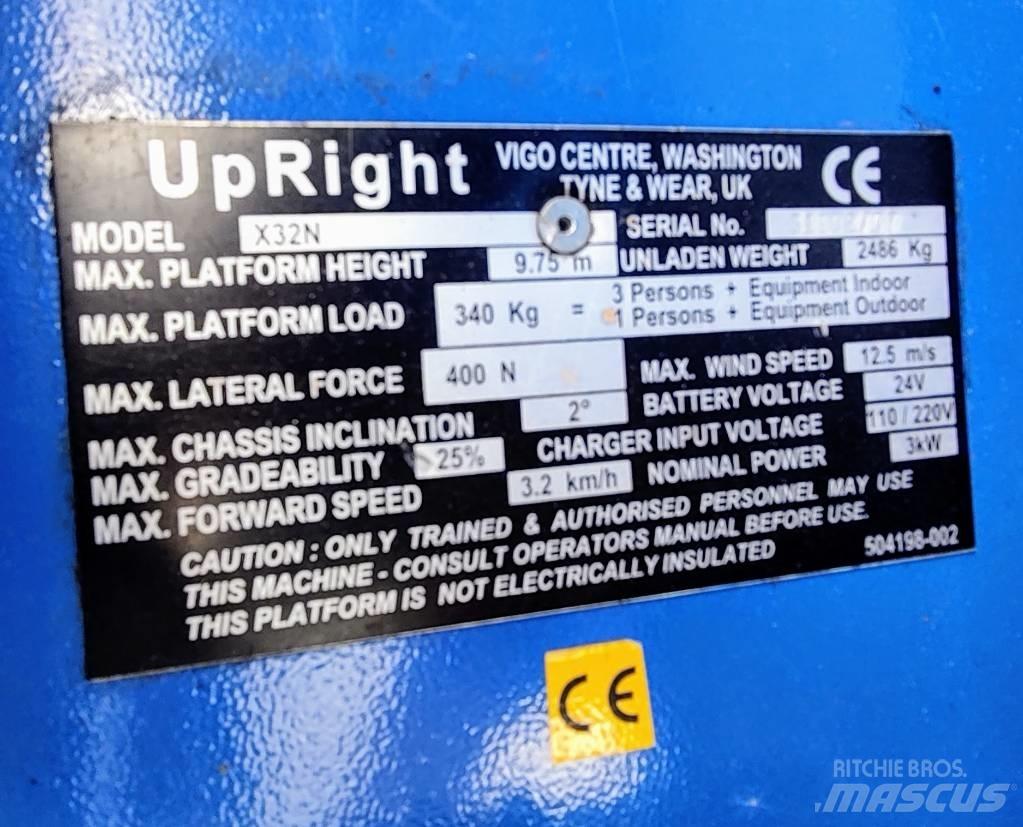 UpRight X32N Sakselifter