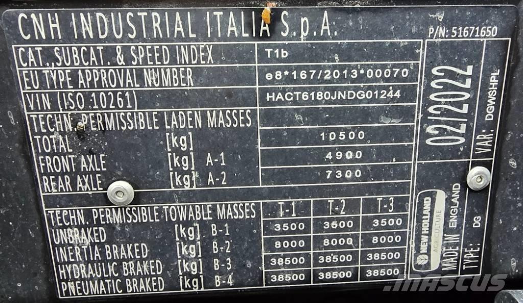 New Holland T 6.180 Traktorer