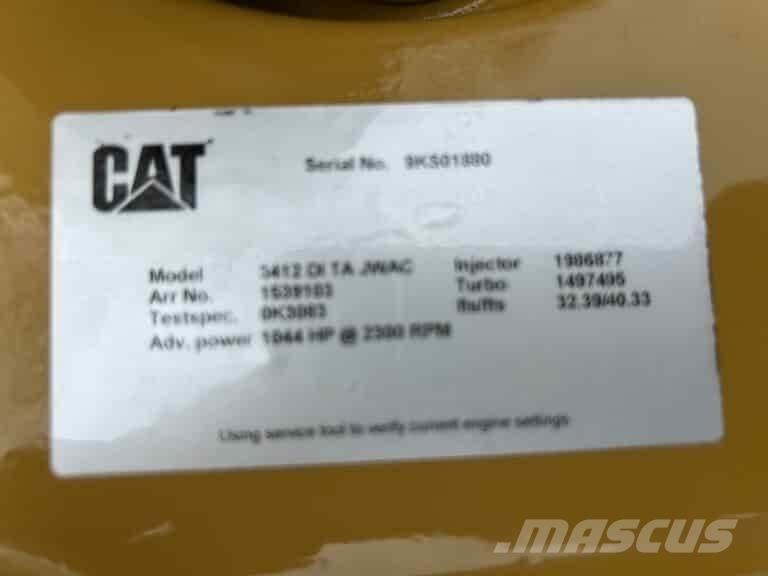 CAT 3412E Marine motor enheter