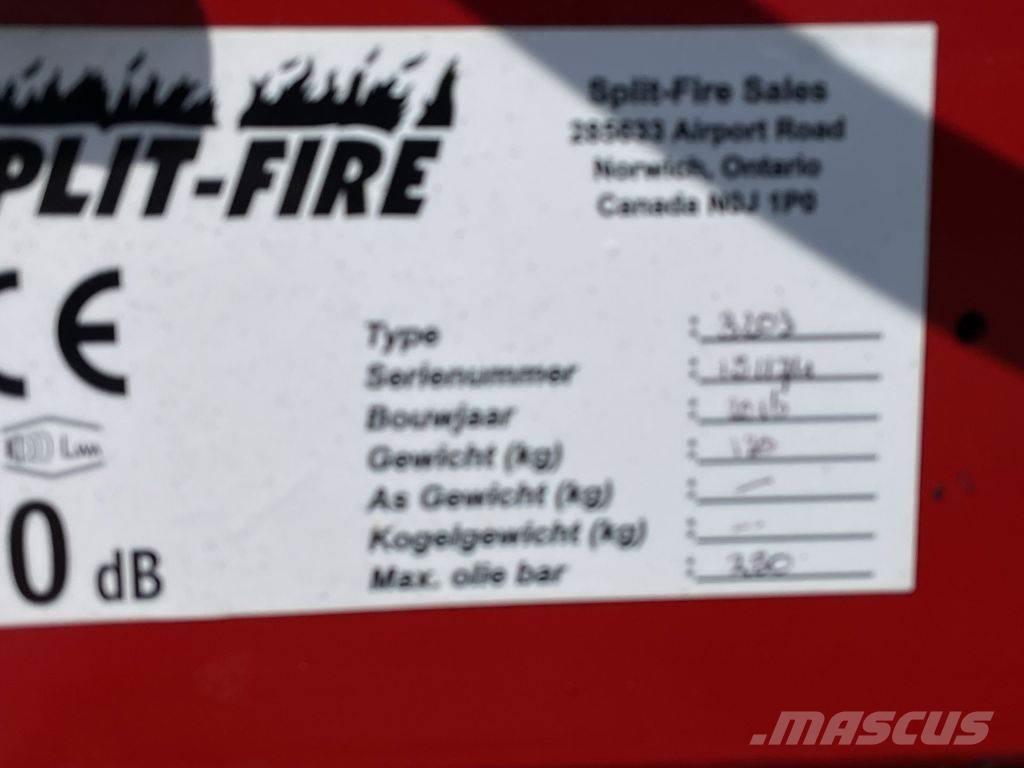 Split-Fire 3203 Vedkløvere, kappemaskiner og flismaskiner