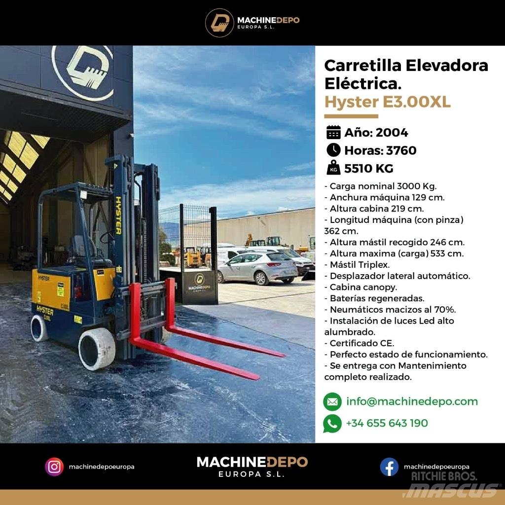 Hyster E3.00XL Elektriske trucker
