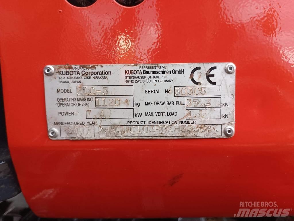 Kubota U 10 Minigravere <7t