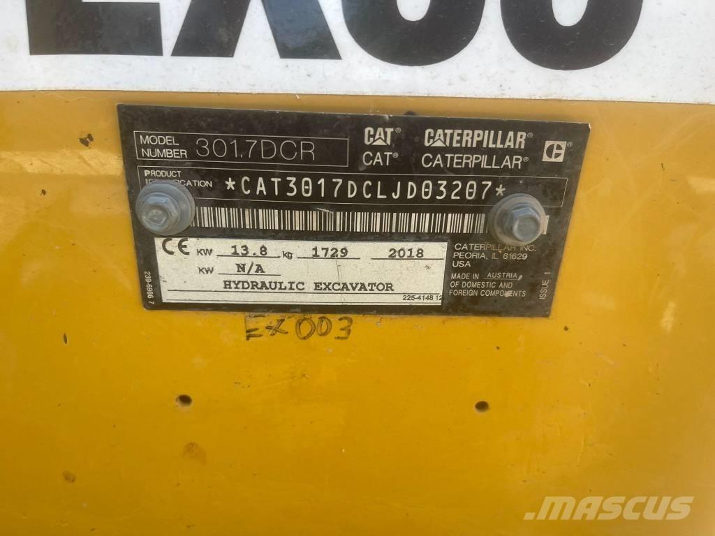 CAT 301.7 CR Minigravere <7t