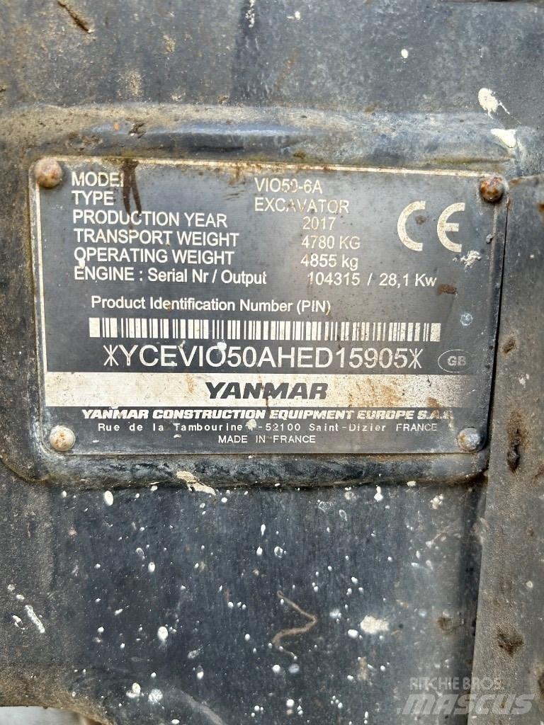 Yanmar VI050 - 6A Minigravere <7t