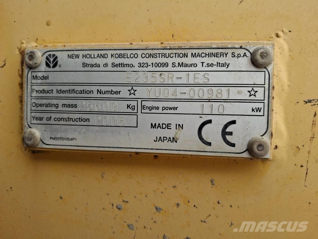 New Holland E 235 SR Beltegraver
