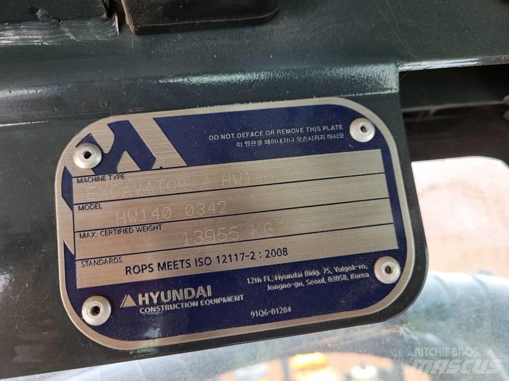 Hyundai HW 140 Røff terreng kraner