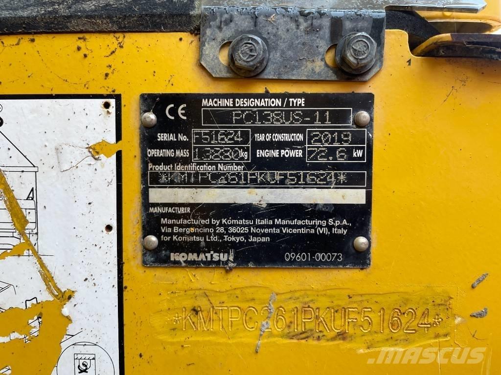 Komatsu PC 138 US-11 Beltegraver