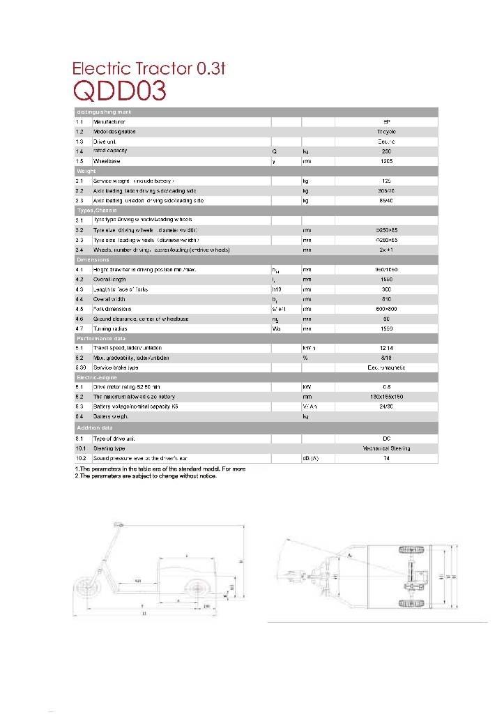 EP QDD03 Tauetraktor