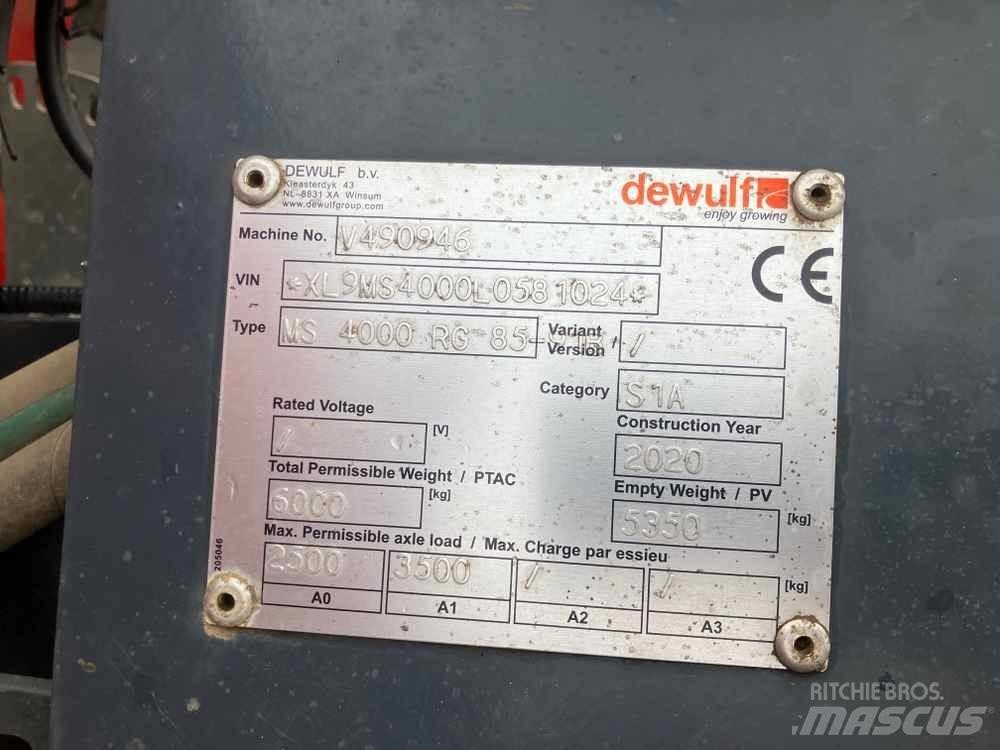 Dewulf MS4000 Potetsettere