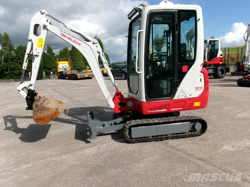 Takeuchi TB 216 Minigravere <7t