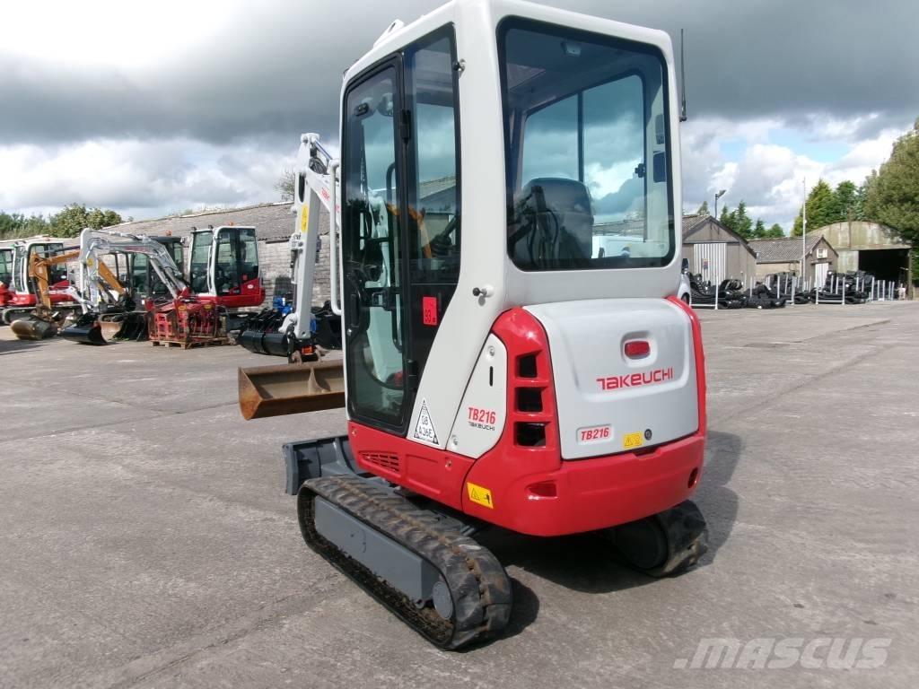 Takeuchi TB 216 Minigravere <7t