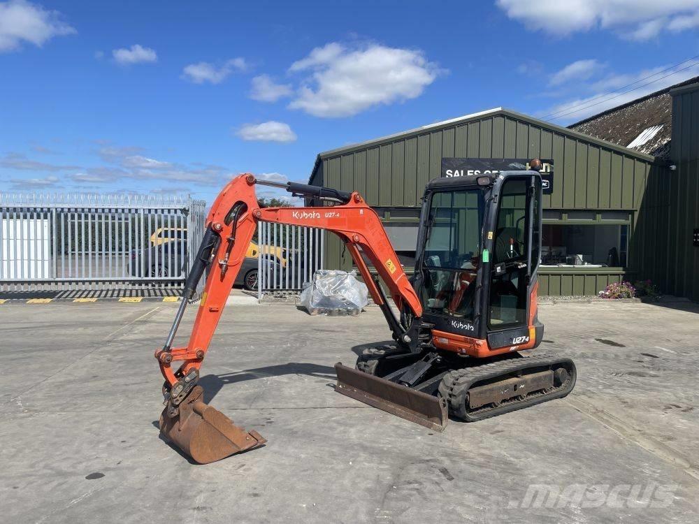 Kubota U 27-4 Minigravere <7t