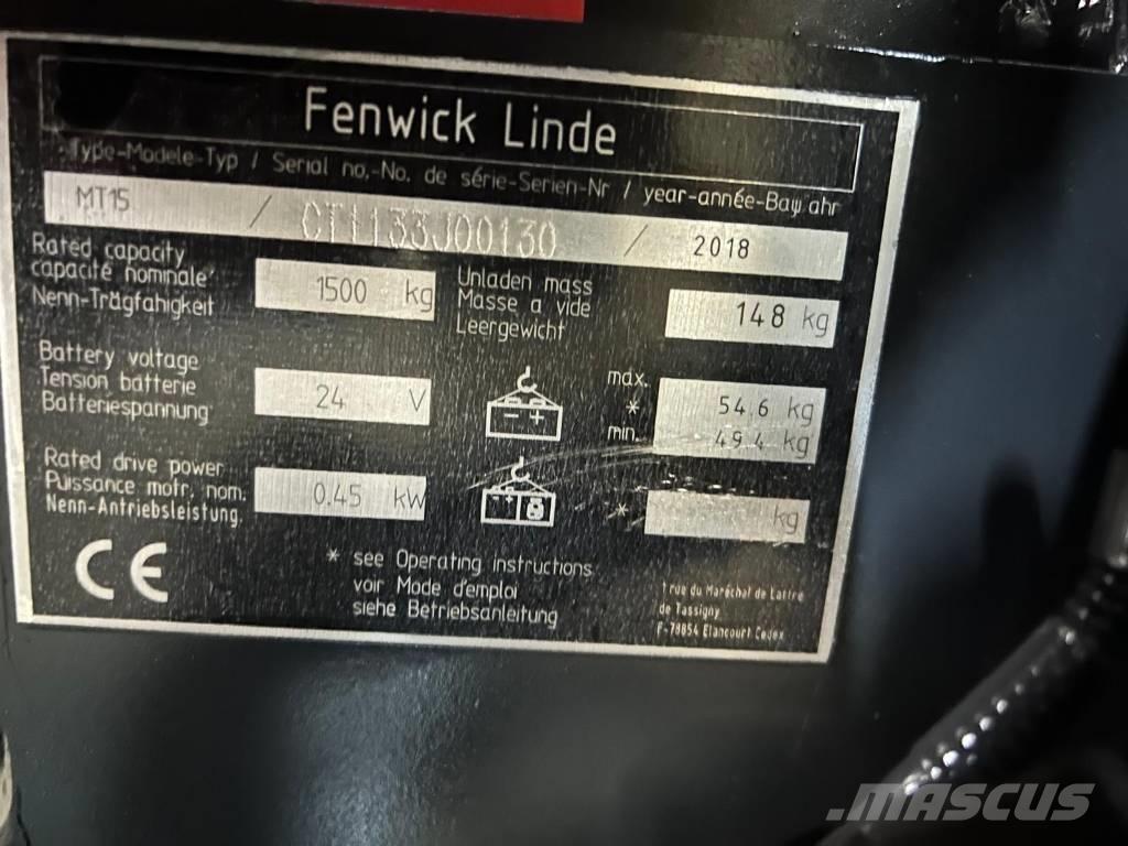 Linde MT 15 Lavtløftende truck
