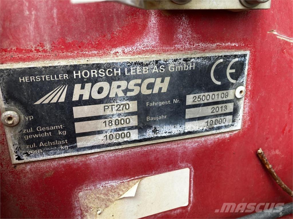 Horsch PT 270 Slepesprøyter