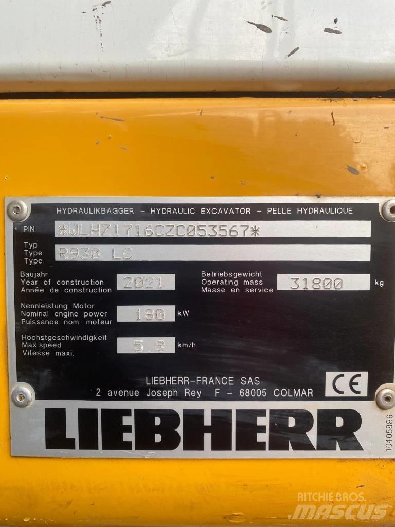 Liebherr R 930 LC Beltegraver
