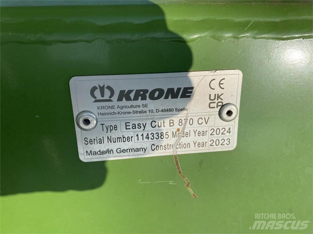 Krone EC B 870 CV Slåmaskiner