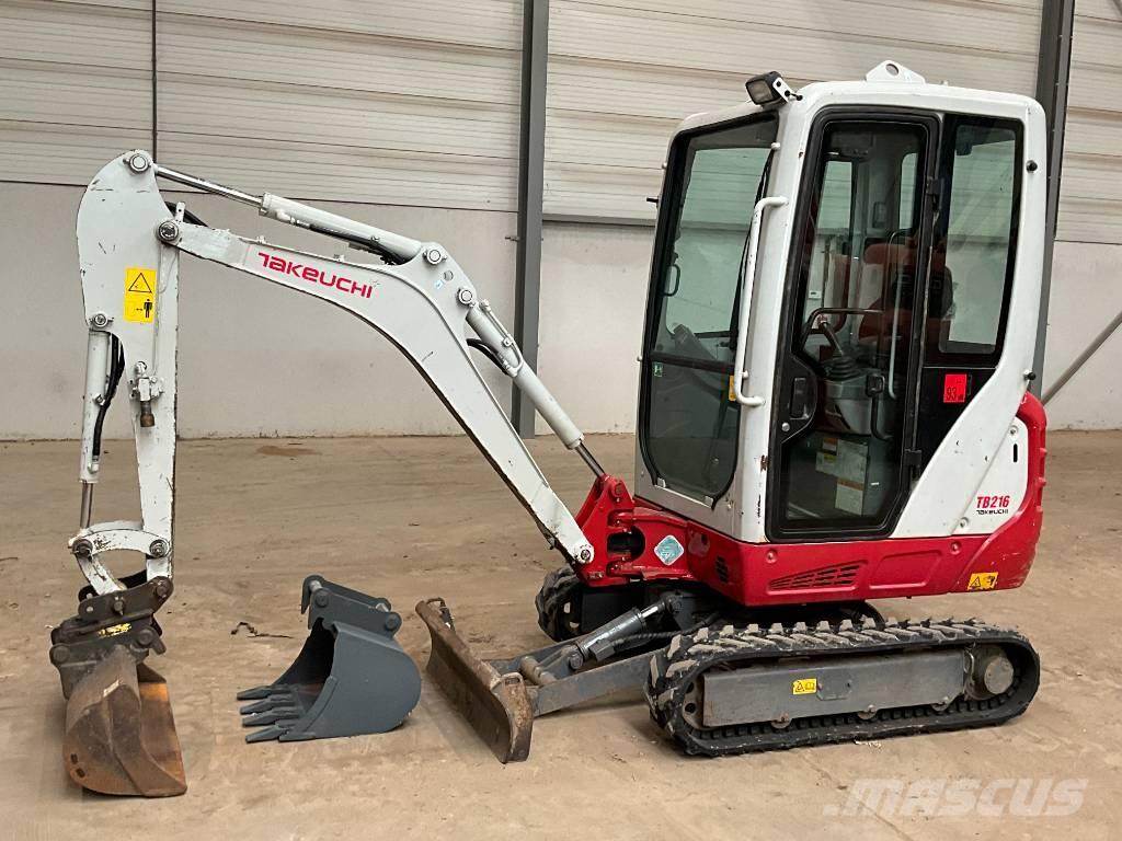 Takeuchi TB 216 Minigravere <7t