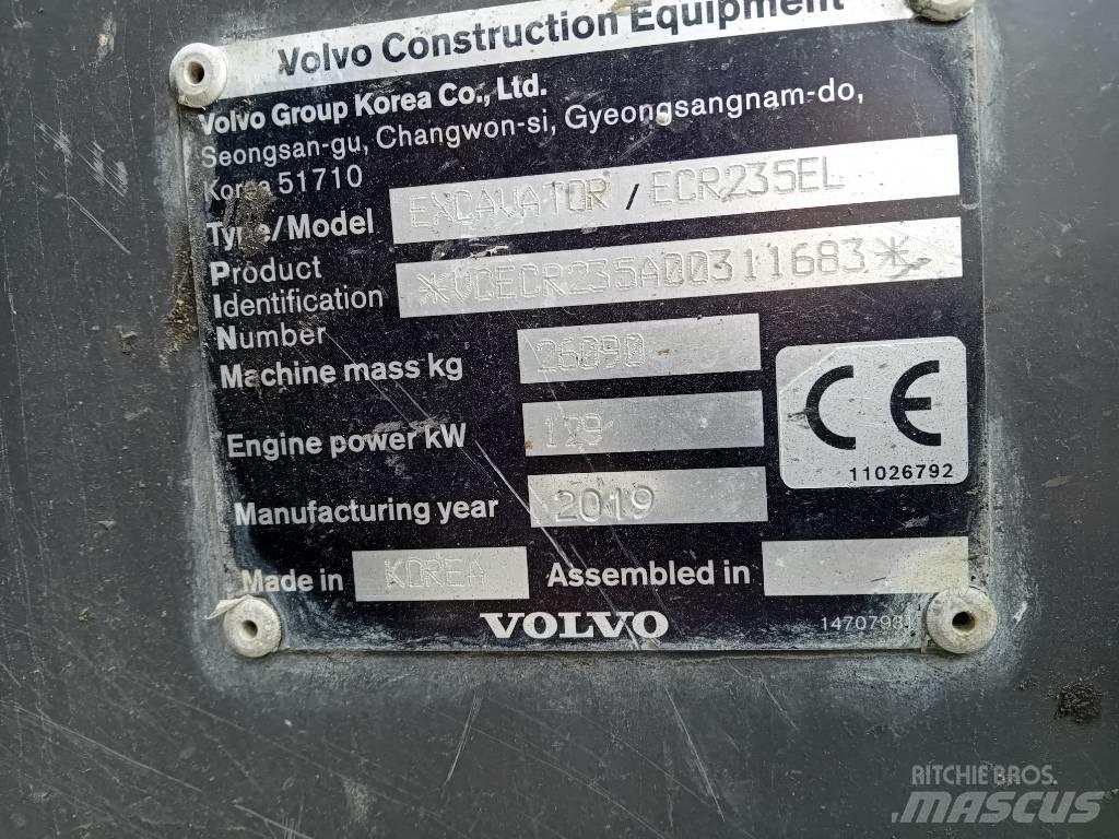 Volvo ECR235EL Beltegraver