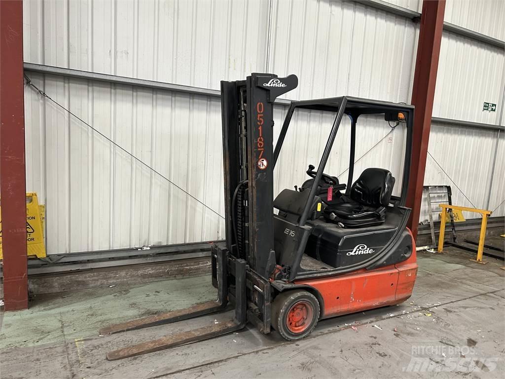 Linde E16C-02 Elektriske trucker