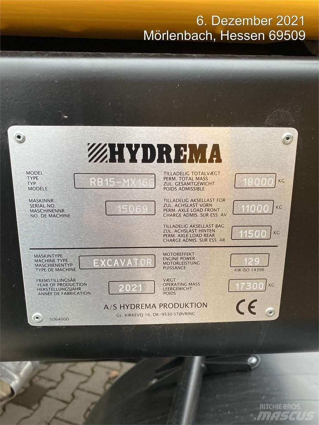Hydrema MX16G Hjulgravere