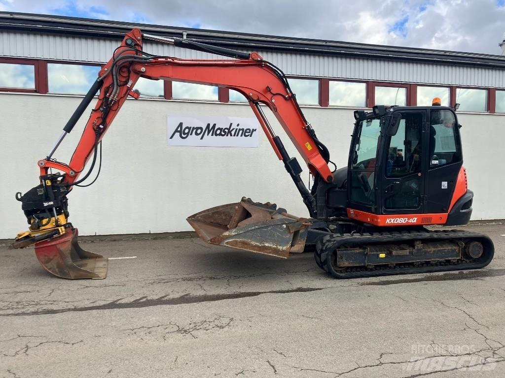 Kubota KX 080-4 Midigravere 7 - 12t