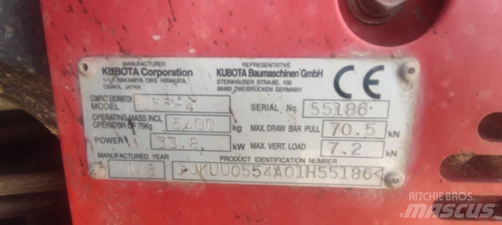 Kubota U 55-4 Minigravere <7t