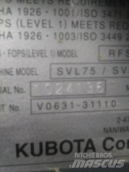 Kubota SVL 75-2 Kompaktlastere
