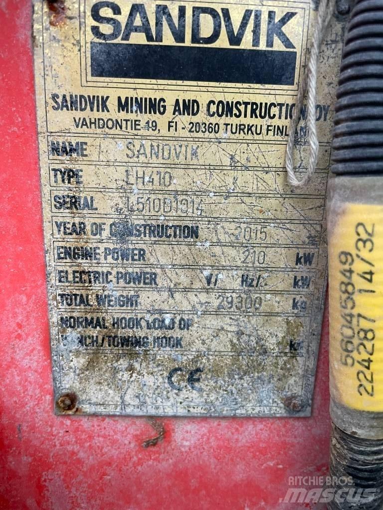 Sandvik LH 410 Gruvelastere
