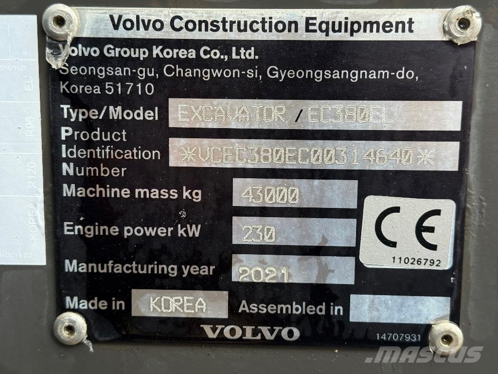 Volvo EC 380 EL Beltegraver