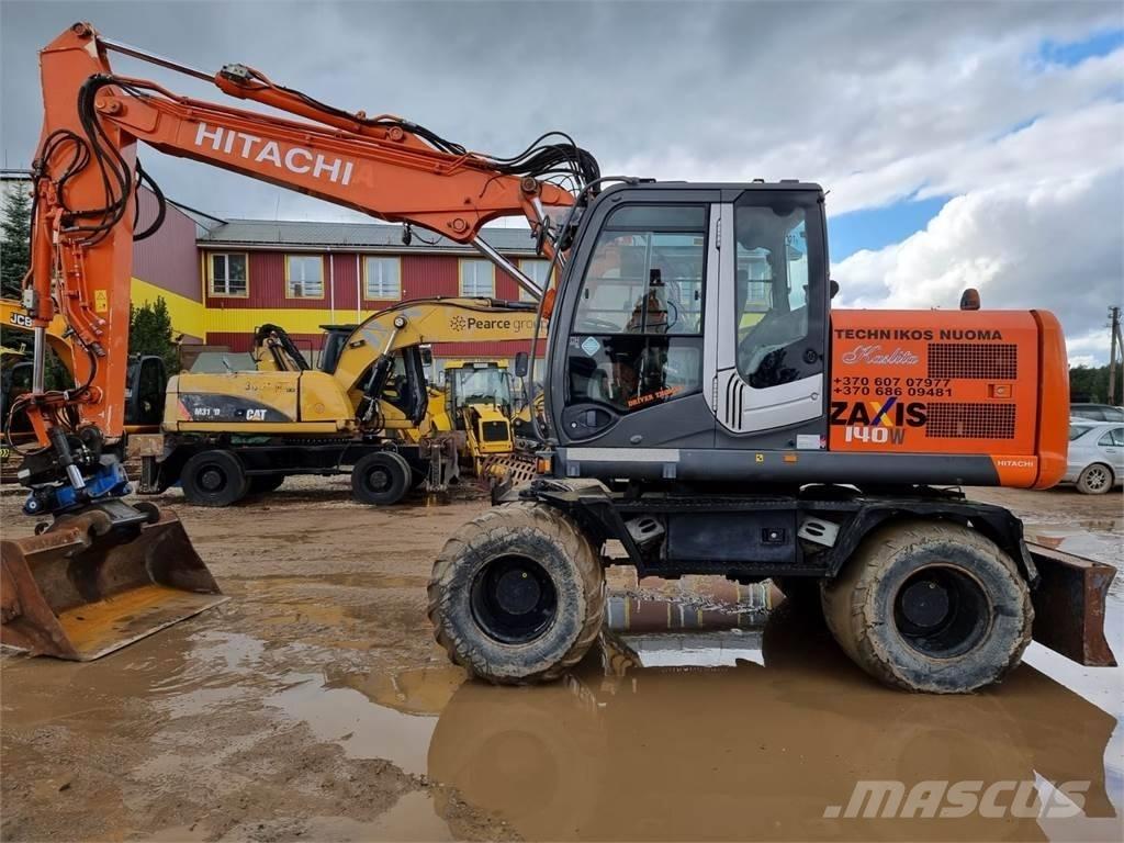 Hitachi ZX 140 W-3 Hjulgravere