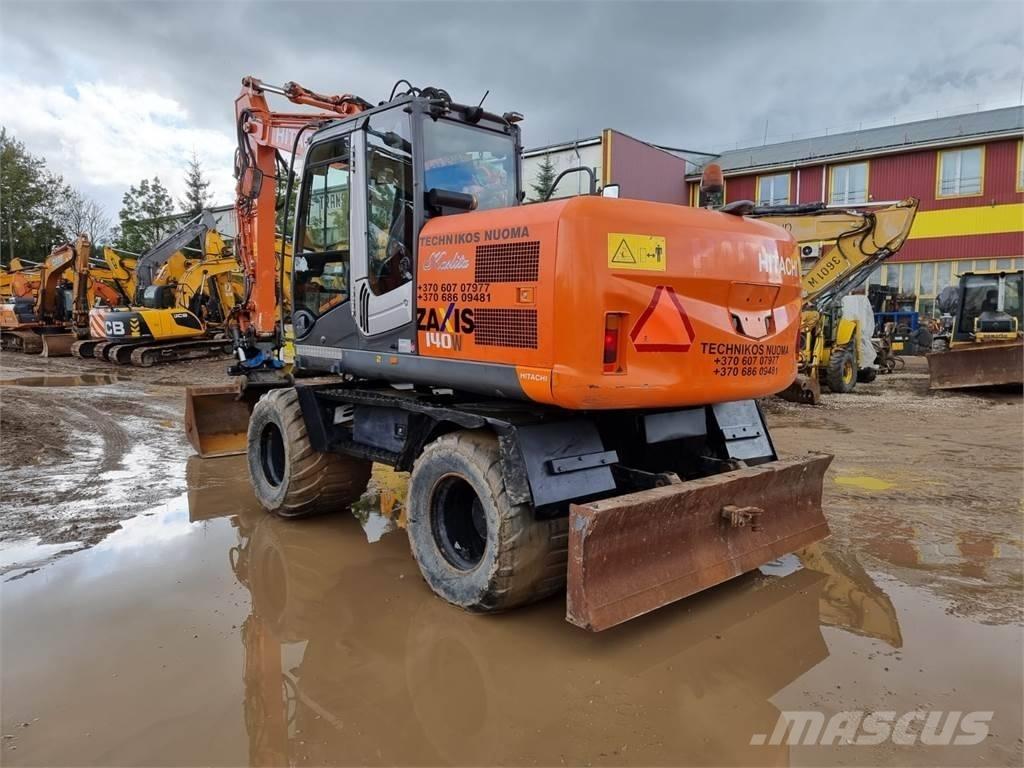 Hitachi ZX 140 W-3 Hjulgravere