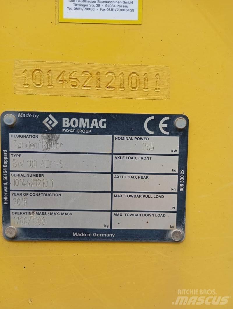 Bomag BW 100 ADM-5 Vibroplater
