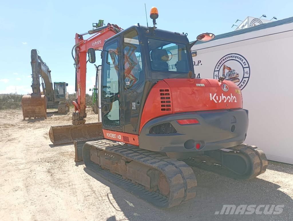 Kubota KX 080-4 Midigravere 7 - 12t