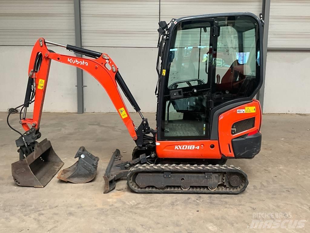 Kubota KX 018-4 Minigravere <7t