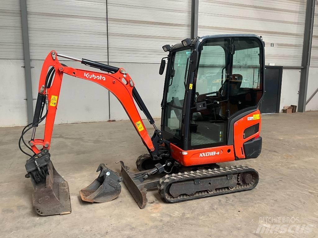 Kubota KX 018-4 Minigravere <7t