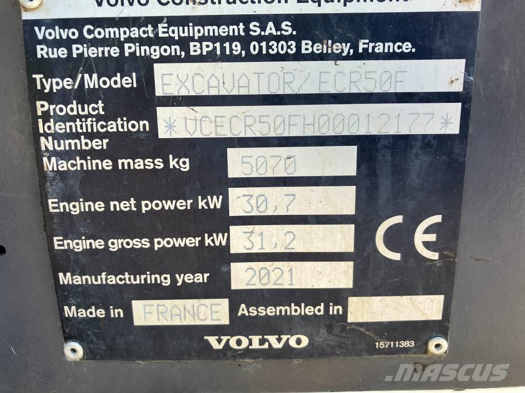 Volvo ECR 50 F Minigravere <7t