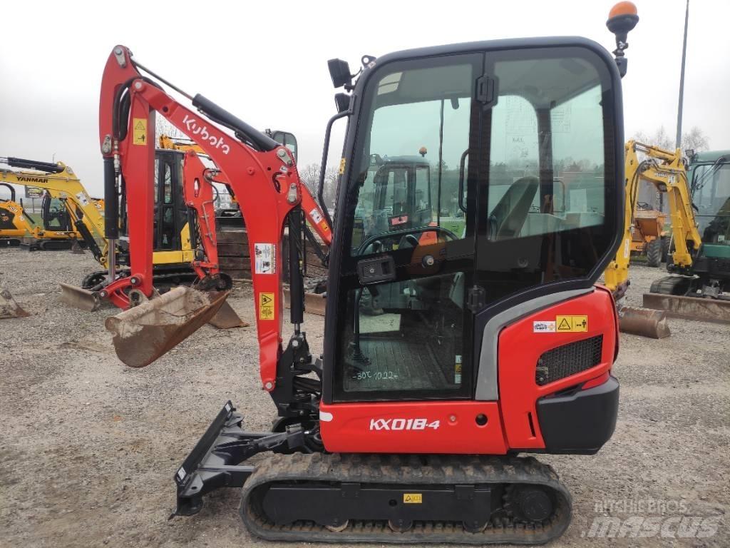 Kubota KX 018-4 Minigravere <7t