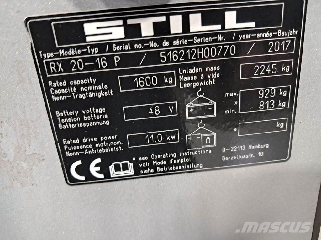 Still RX 20-16 P Elektriske trucker