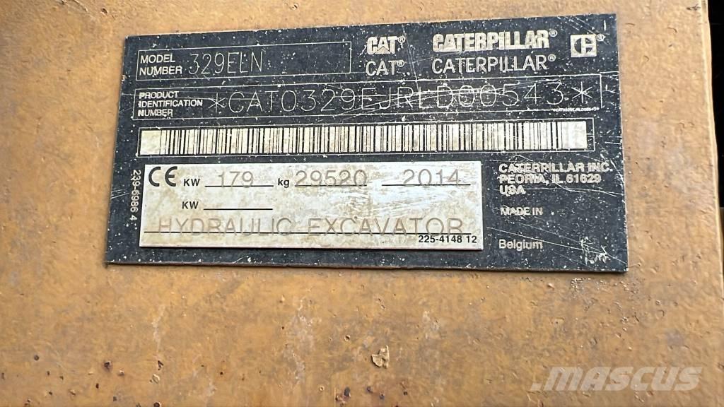 CAT 329 E LN Beltegraver
