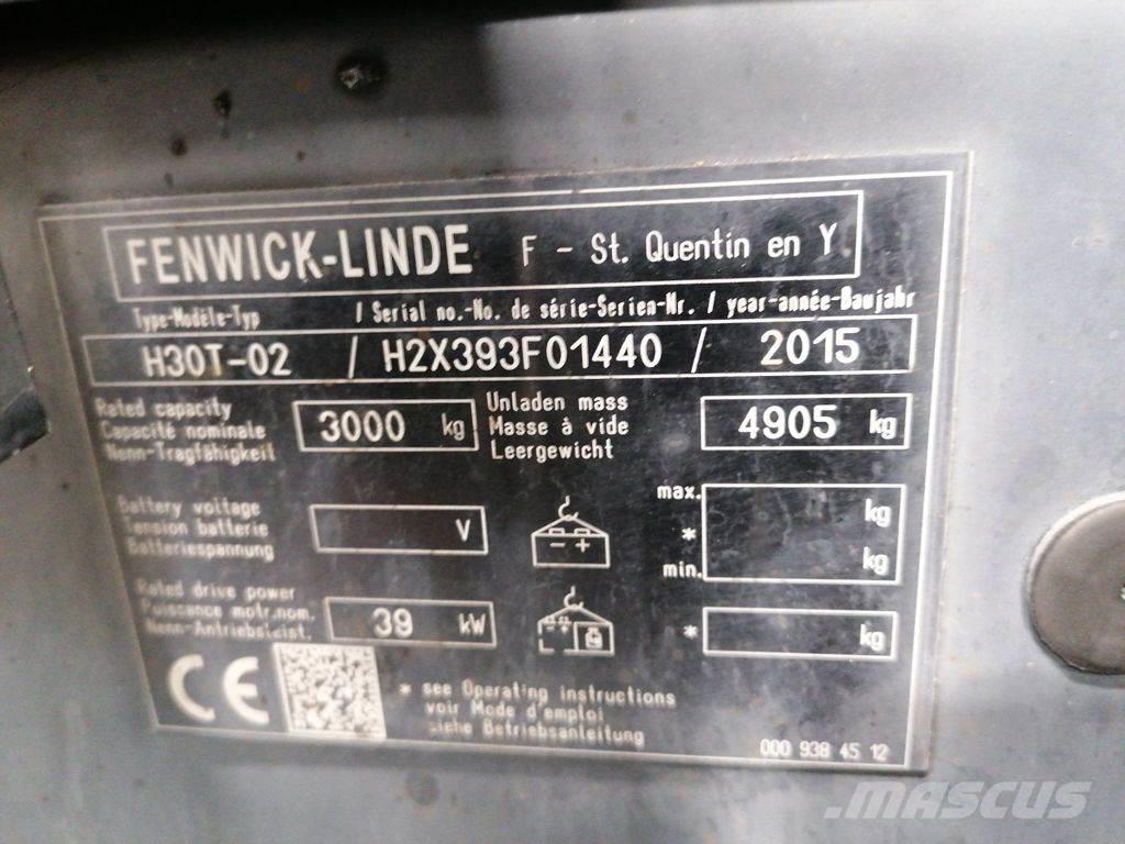 Linde H30T-02 Propan trucker