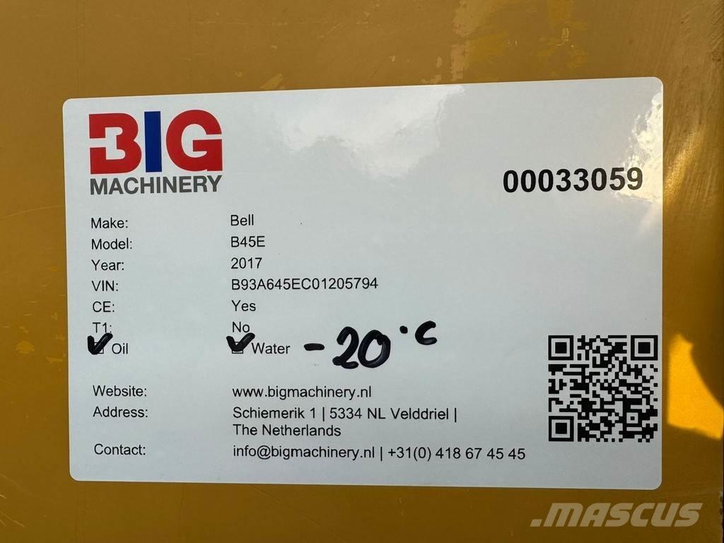 Bell B45E Rammestyrte Dumpere