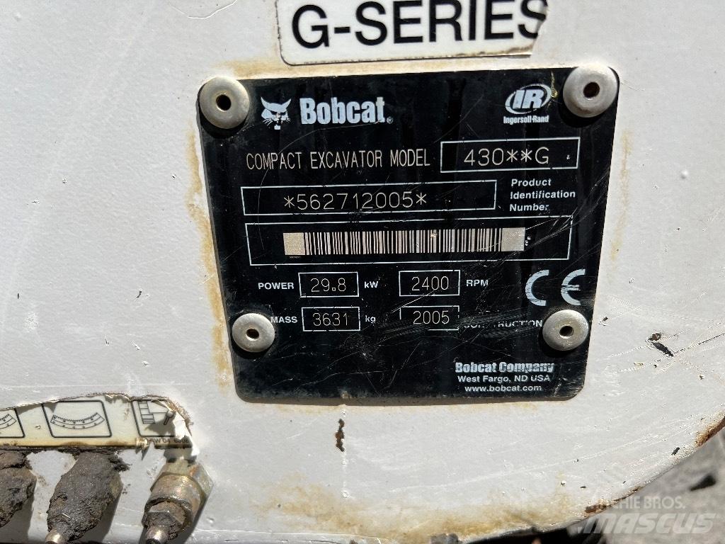 Bobcat 430 Minigravere <7t