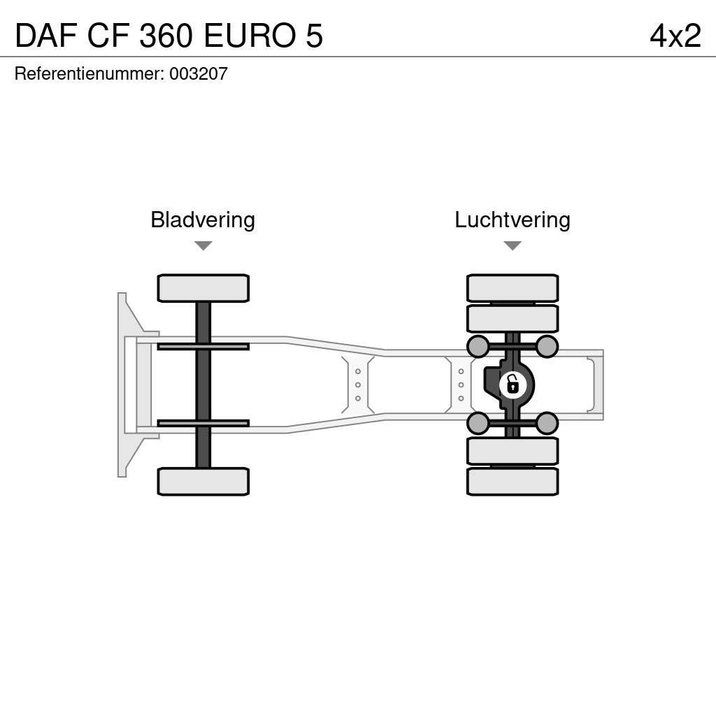 DAF CF 360 EURO 5 Trekkvogner