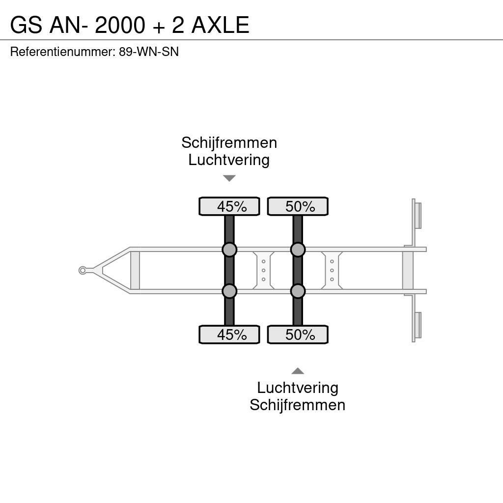 GS AN- 2000 + 2 AXLE Planhengere