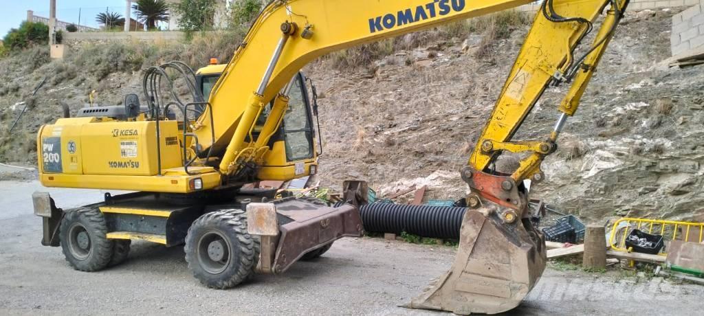 Komatsu PW 200-7 Hjulgravere