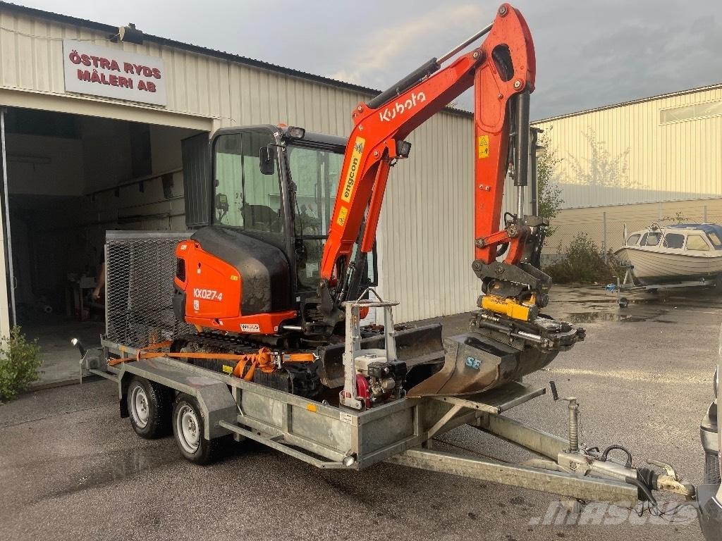 Kubota KX 027 Minigravere <7t