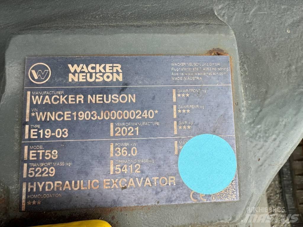 Wacker Neuson ET58 Beltegraver