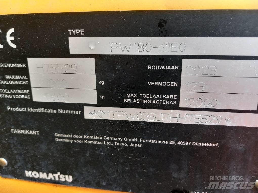 Komatsu PW180-11E0 Hjulgravere